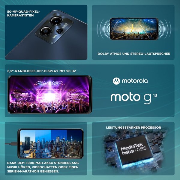 Motorola Moto G13 schwarz