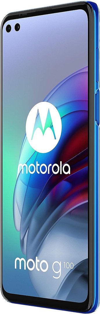 Motorola Moto G100 blau